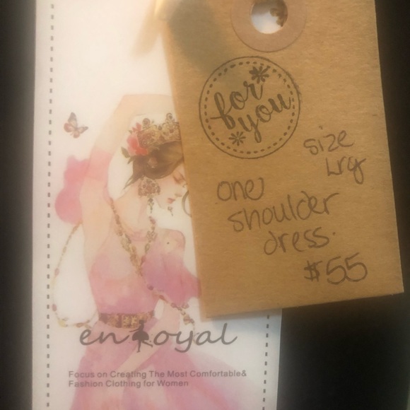 New One Shoulder Dress - Picture 3 of 4